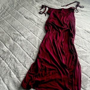 Shein, Summer dress, Maroon, X/L, Soft and Stretchy fabric, Never worn